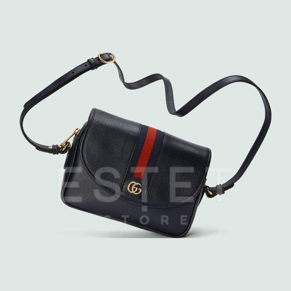 Сумка Gucci Ophidia Gg Темно-синяя