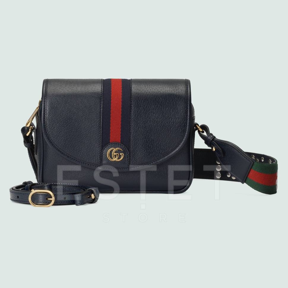 Сумка Gucci Ophidia Gg Темно-синяя