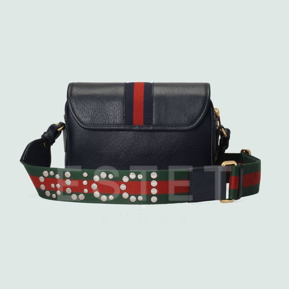Сумка Gucci Ophidia Gg Темно-синяя