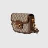 Сумка Gucci Horsebit 1955 Коричнево-бежевая