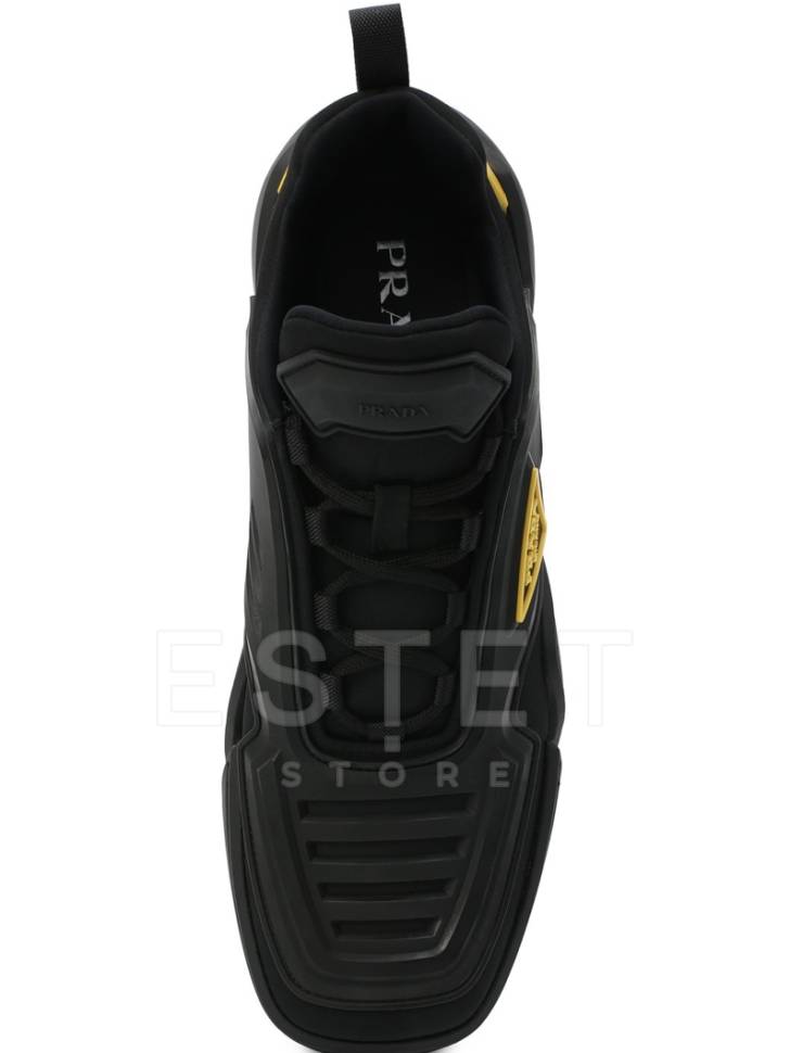 Кроссовки Prada Tecno Stretch Черные