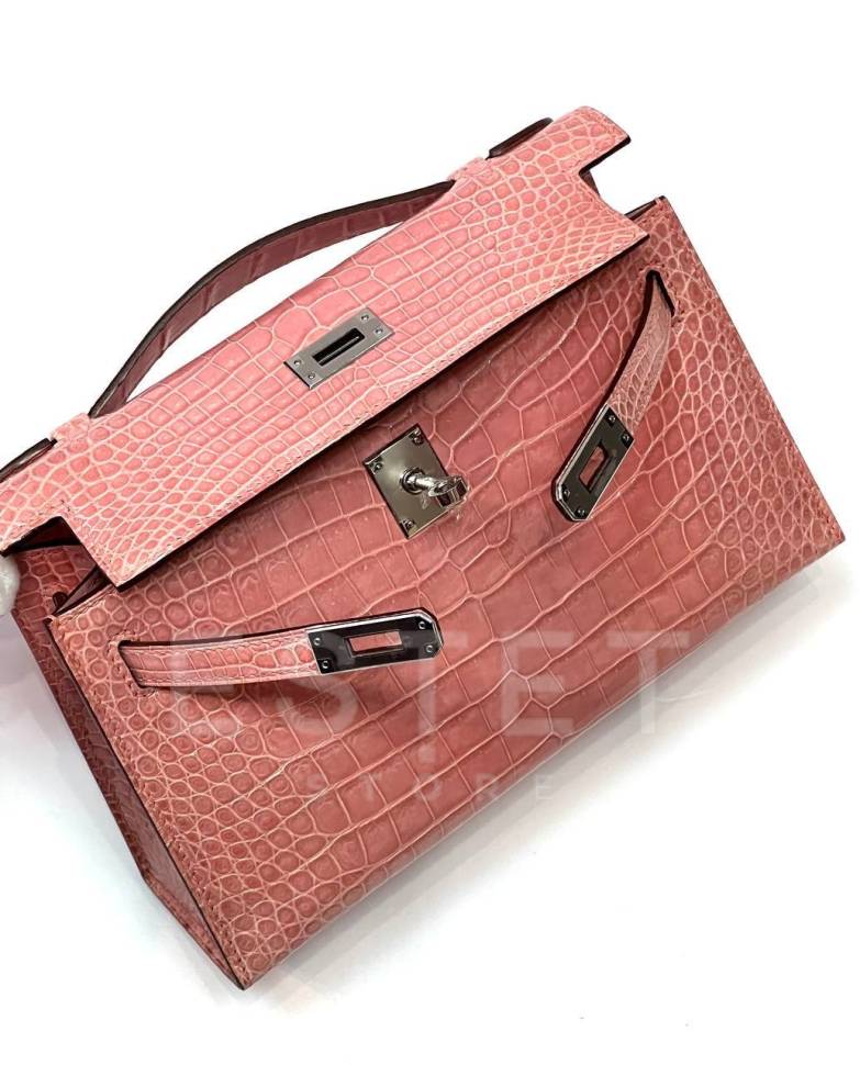 Сумка Hermes Rouge H Светло-розовая