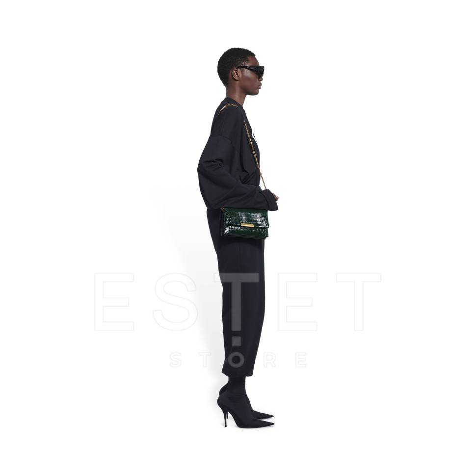 Сумка Balenciaga Triplet Темно-зеленая