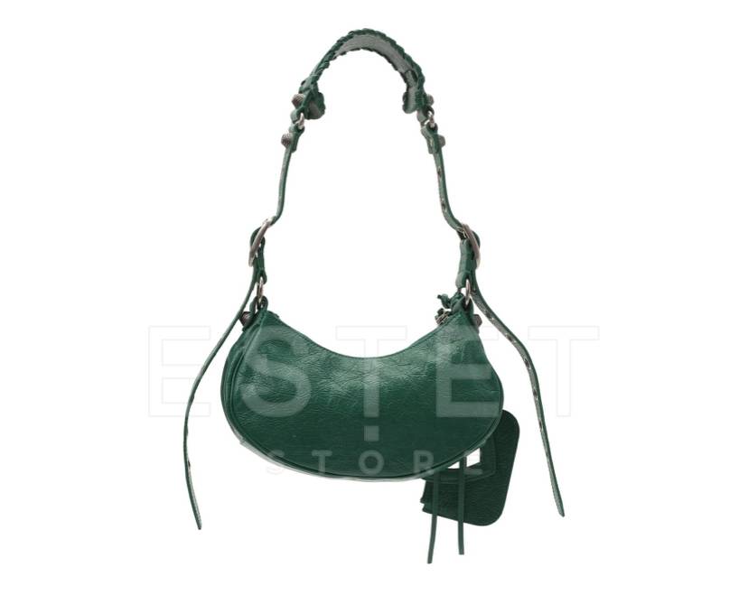Сумка Balenciaga Cagole Xs Темно-зеленая