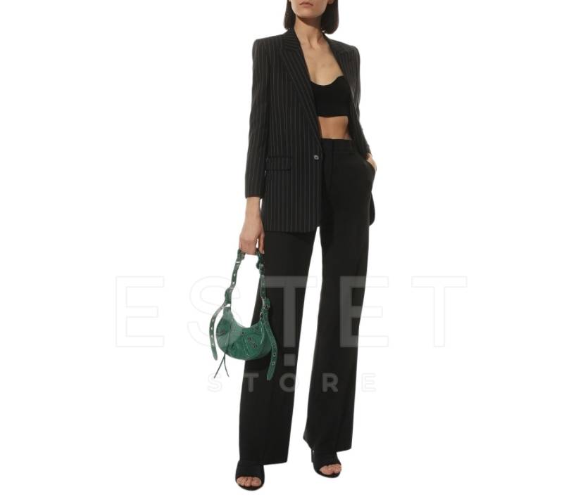 Сумка Balenciaga Cagole Xs Темно-зеленая