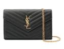 Сумка Saint Laurent Monogram Envelope Черная