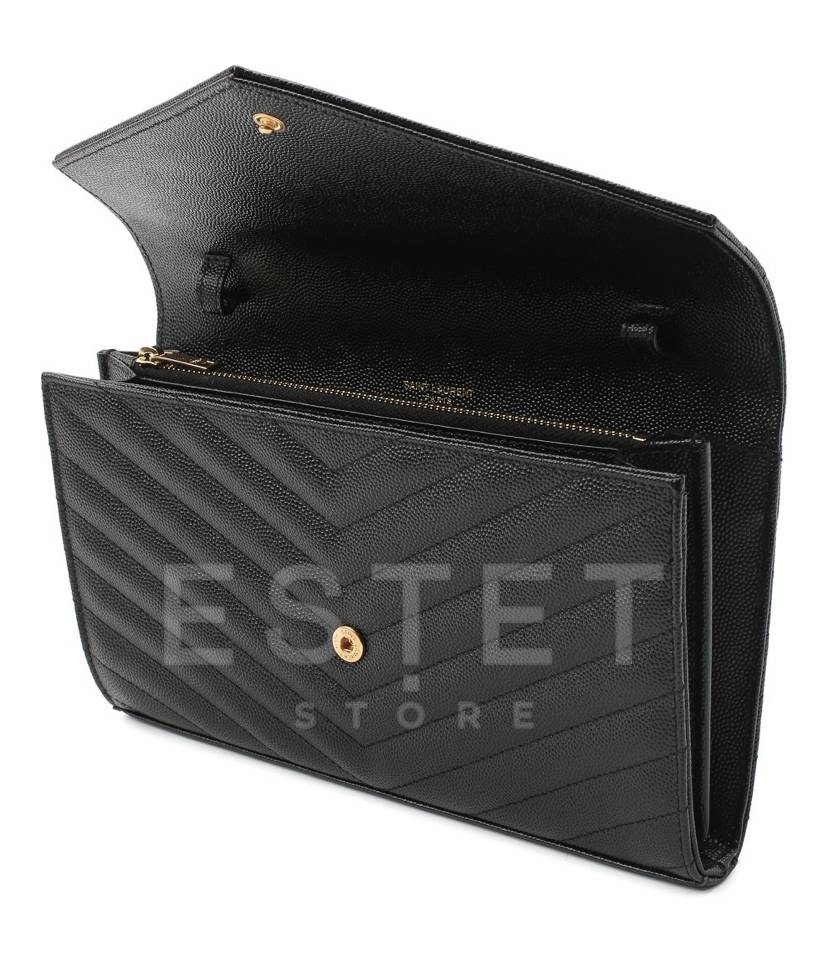 Сумка Saint Laurent Monogram Envelope Черная