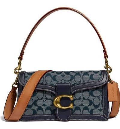 Сумка Coach Tabby Синяя