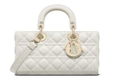 Сумка Dior Lady D-joy Кремовая