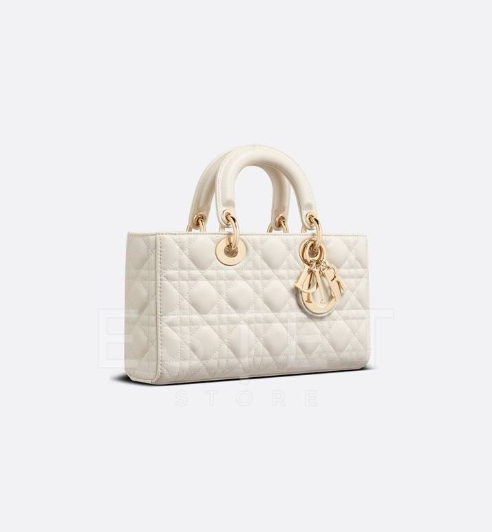 Сумка Dior Lady D-joy Кремовая