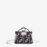 Сумка Fendi Peekaboo Iconic Mini Синяя