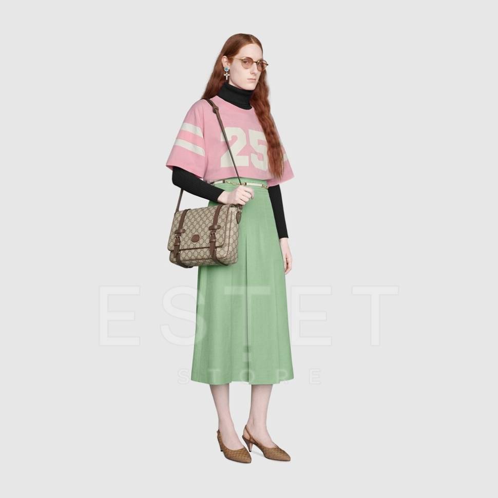 Сумка Gucci Gg Messenger Коричневая