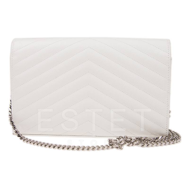 Сумка Saint Laurent Monogram Mini Белая