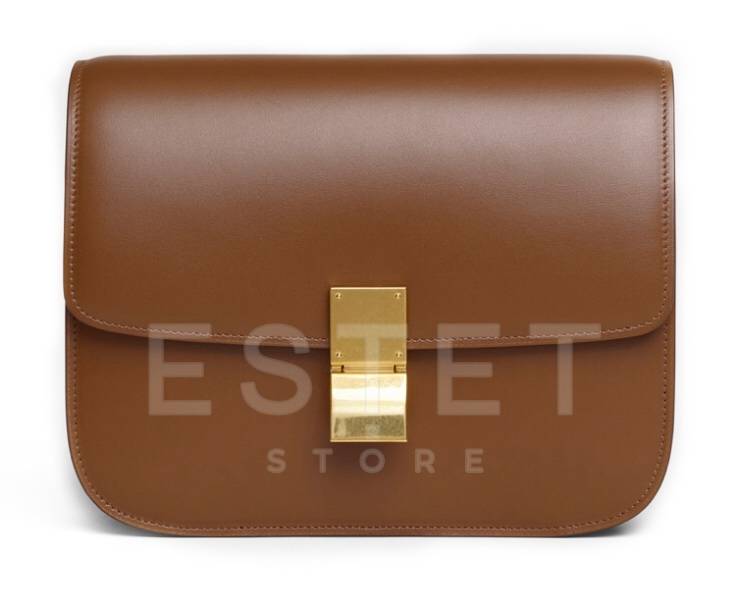 Сумка Celine Medium Classic Bag In Box Коричневая