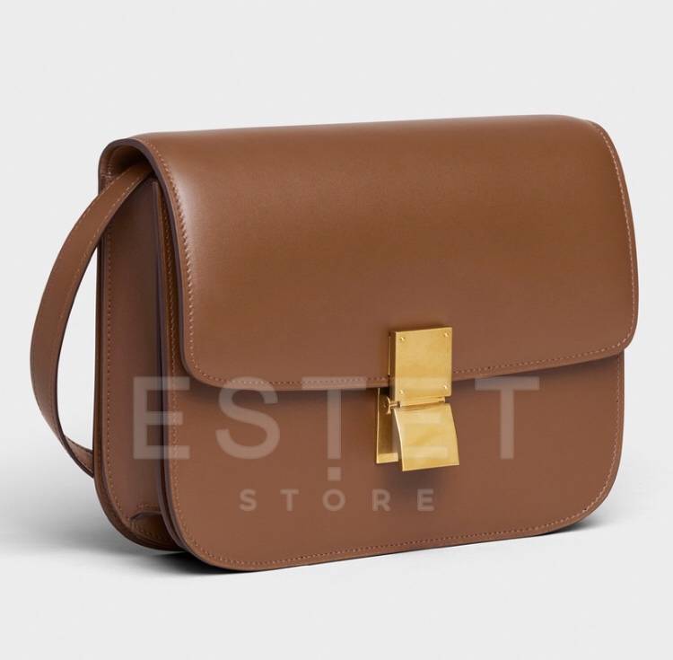 Сумка Celine Medium Classic Bag In Box Коричневая