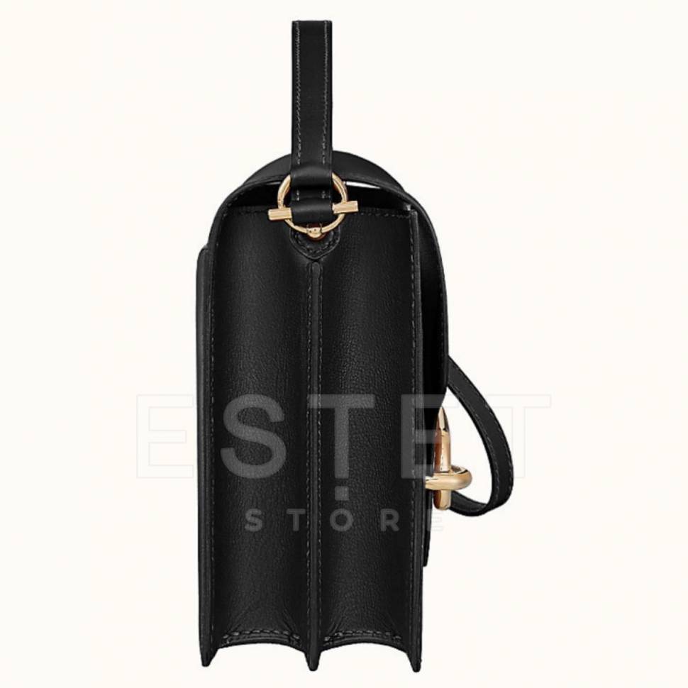 Сумка Hermes Noir Roulis Mini 18 Черная
