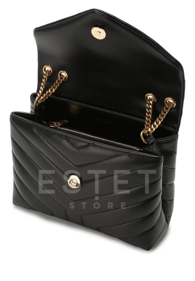 Сумка Saint Laurent Monogram Loulou Small Черная