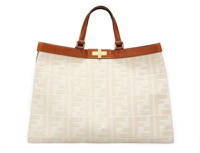 Сумка Fendi Peekaboo X-tote Белая