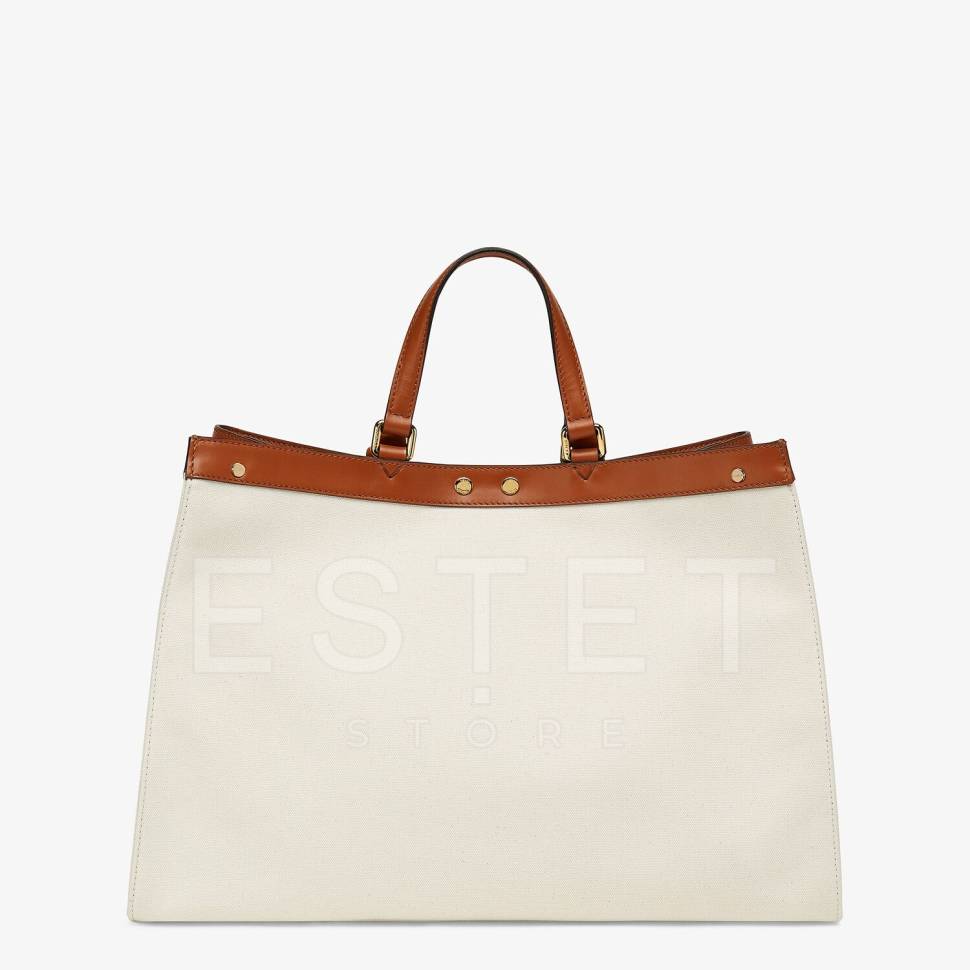 Сумка Fendi Peekaboo X-tote Белая