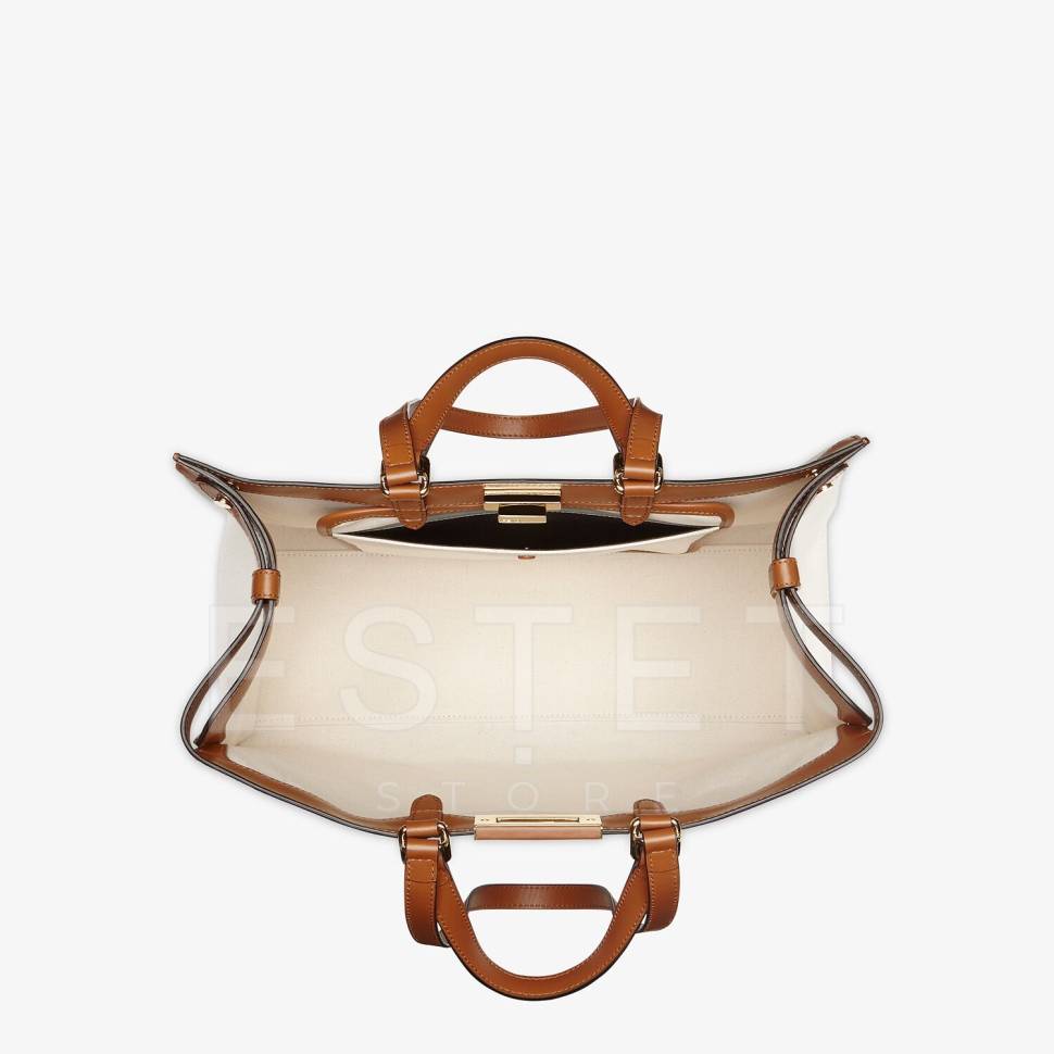 Сумка Fendi Peekaboo X-tote Белая