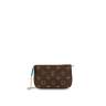 Сумка Louis Vuitton Mini Pochette Accessoires Коричневая