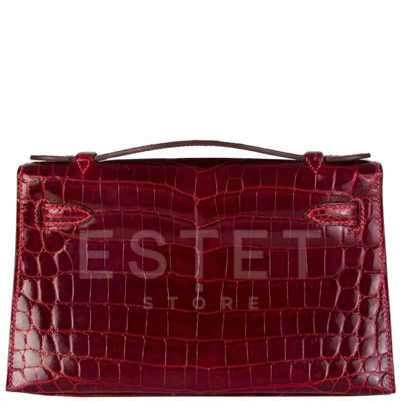 Сумка Hermes Rouge H Бордовая