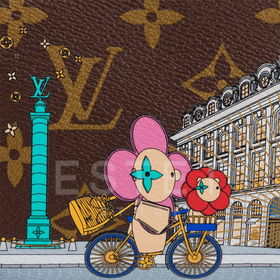 Сумка Louis Vuitton Mini Pochette Accessoires Коричневая