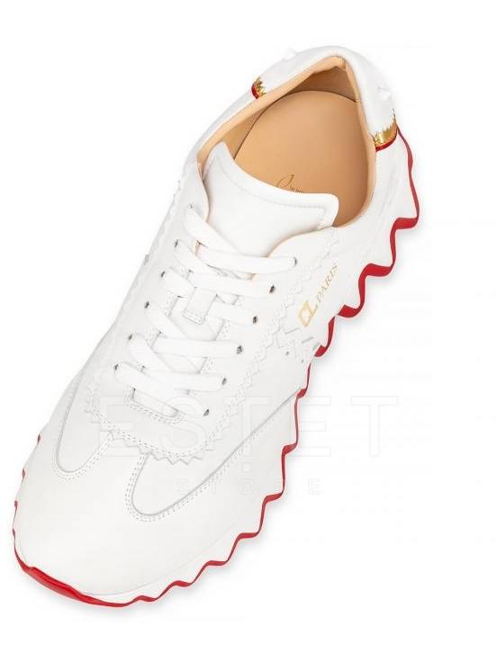 Кроссовки Christian Louboutin Sharkina Uomo Белые