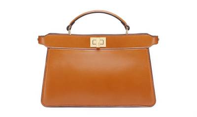 Сумка Fendi Peekaboo Iseeu East-west Коричневая