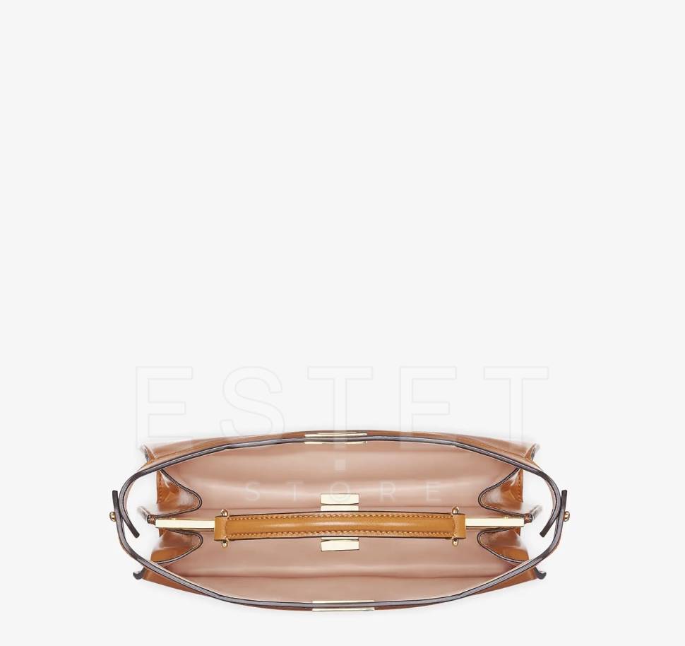 Сумка Fendi Peekaboo Iseeu East-west Коричневая