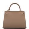 Сумка Hermes Kelly Sellier 28 Etoupe Epsom Темно-коричневая