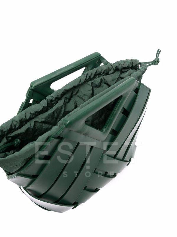 Сумка Bottega Veneta Point Basket Зеленая