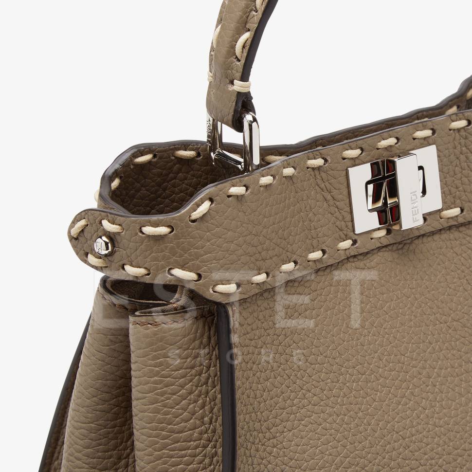 Сумка Fendi Peekaboo Iconic Mini Темно-серая