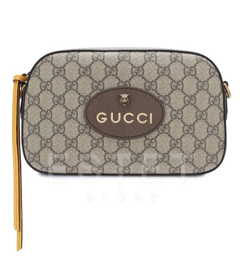 Сумка Gucci Gg Supreme Бежевая