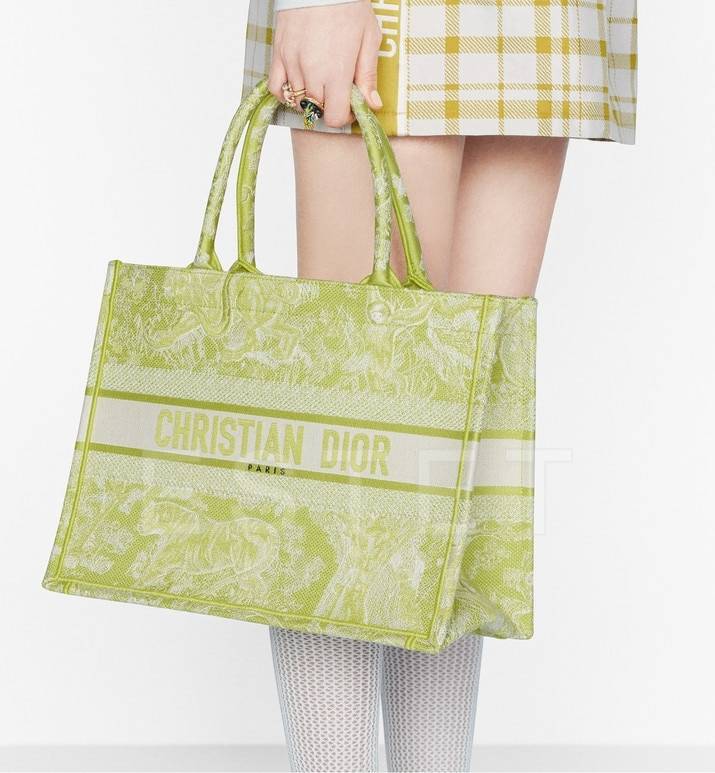 Сумка Dior Book Tote Салатовая