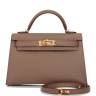 Сумка Hermes Kelly Sellier 20 Etoupe Светло-коричневая