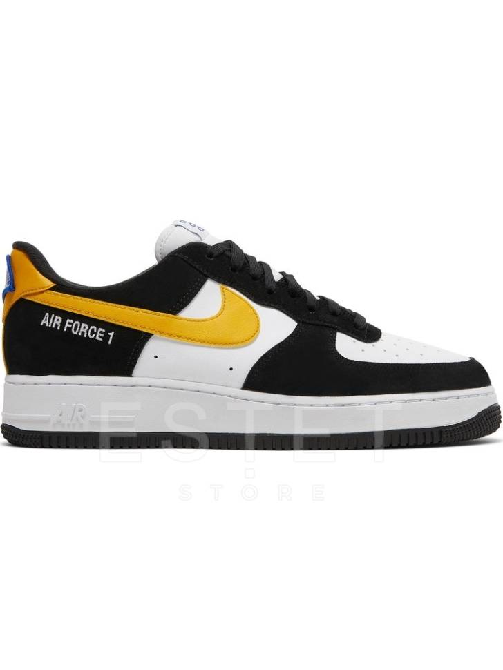 Кроссовки Nike Air Force 1 Low Gs Athletic Club Black University Gold Черные