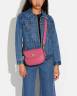 Сумка Coach Willow Saddle Розовая