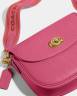 Сумка Coach Willow Saddle Розовая