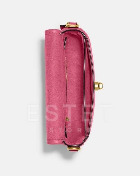 Сумка Coach Willow Saddle Розовая