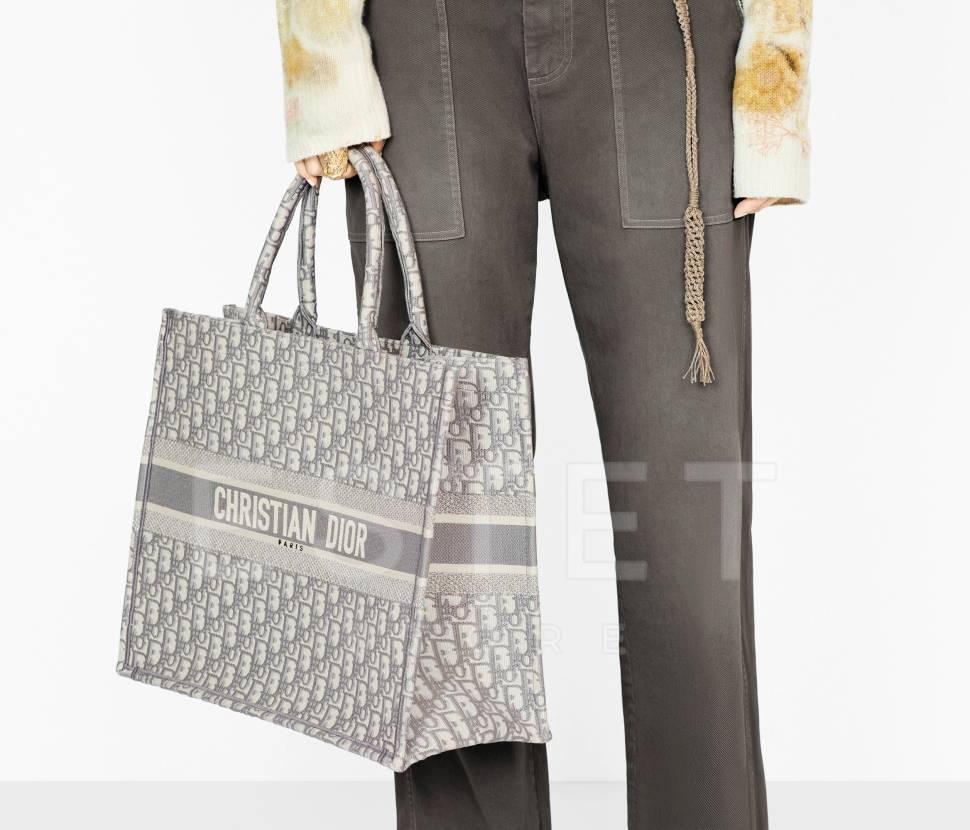 Сумка Dior Book Tote Светло-серая
