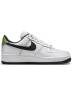 Кроссовки Nike Air Force 1 Low Just Do It White Black Green Белые