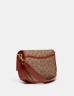 Сумка Coach Willow Saddle Коричневая