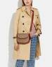 Сумка Coach Willow Saddle Коричневая