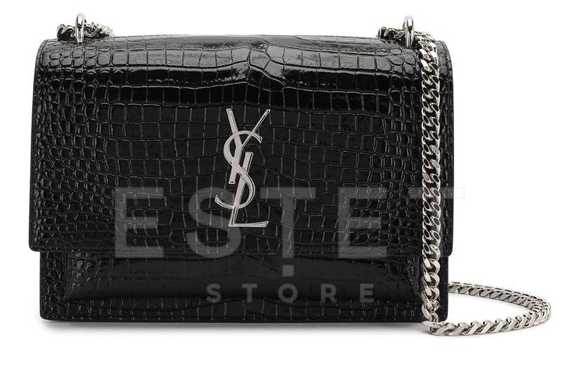 Сумка Saint Laurent Sunset Medium Черная
