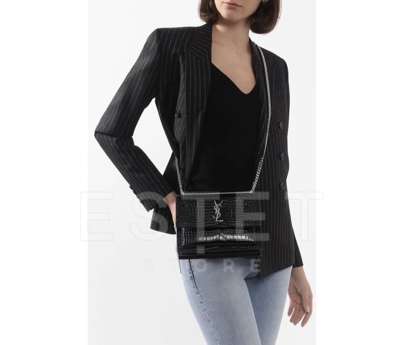 Сумка Saint Laurent Sunset Medium Черная
