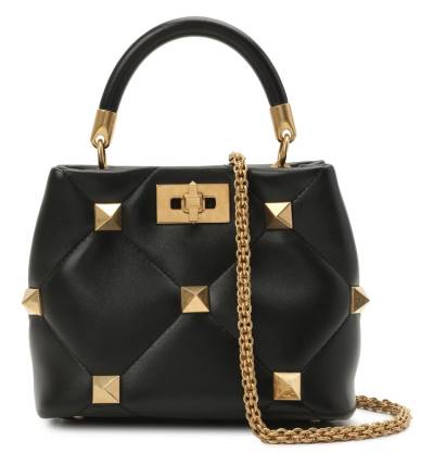 Сумка Valentino Roman Stud Черная