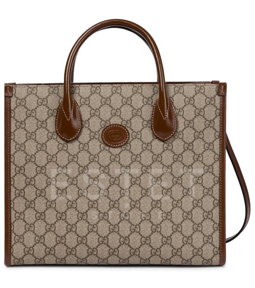 Сумка Gucci Gg Supreme Бежевая