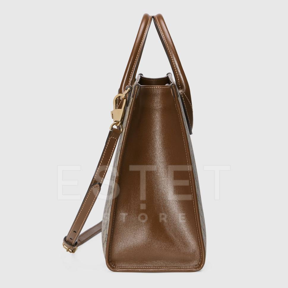 Сумка Gucci Gg Supreme Бежевая