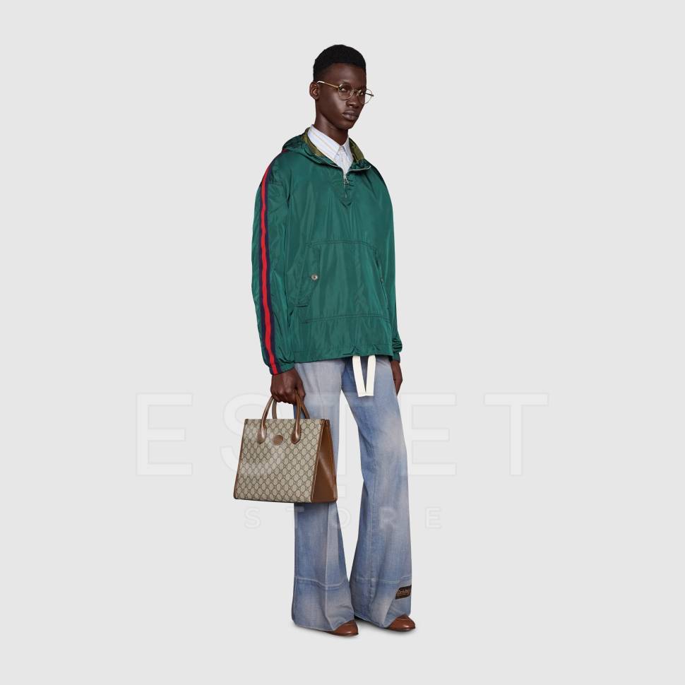 Сумка Gucci Gg Supreme Бежевая